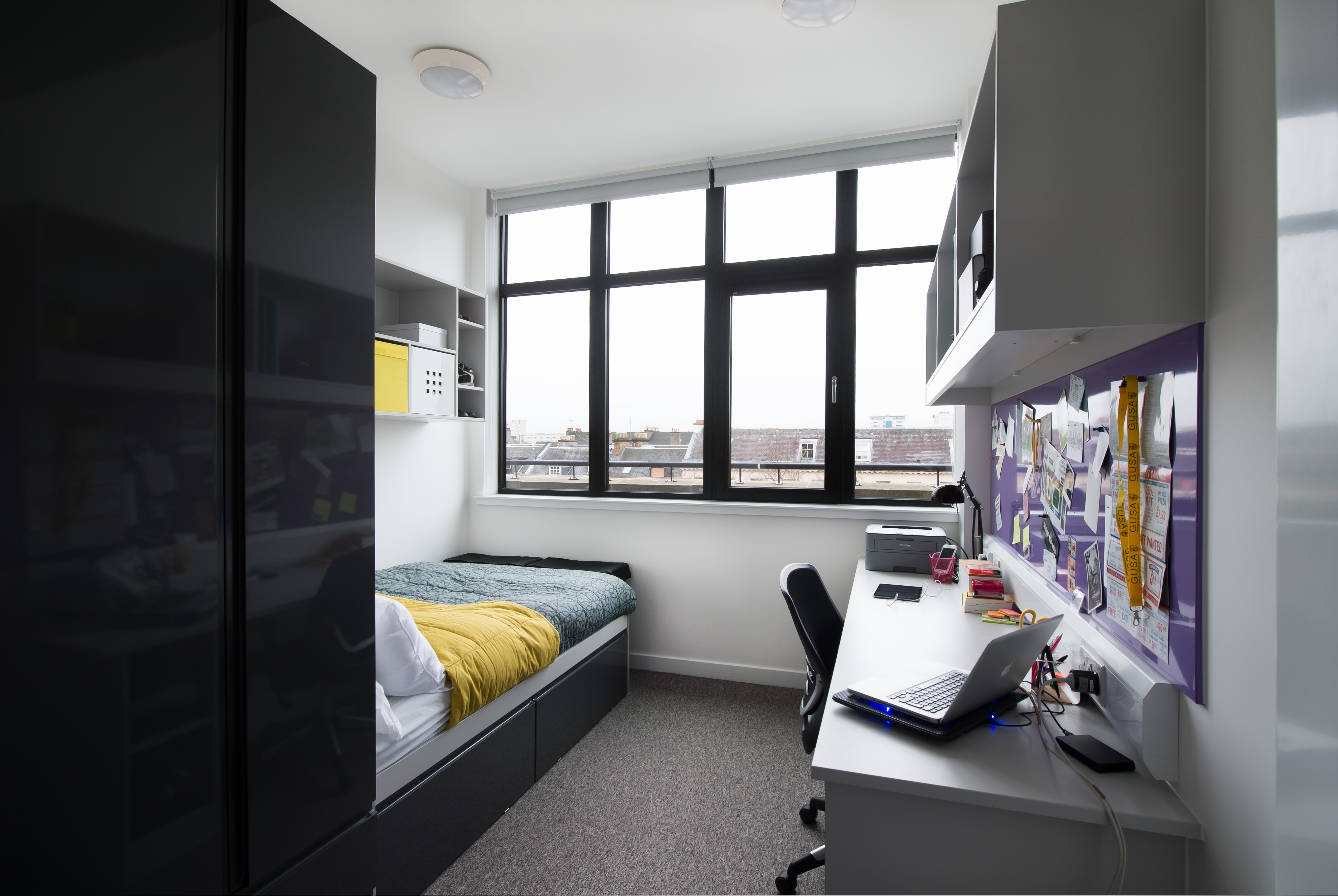Single bed Glasgow student accommodation