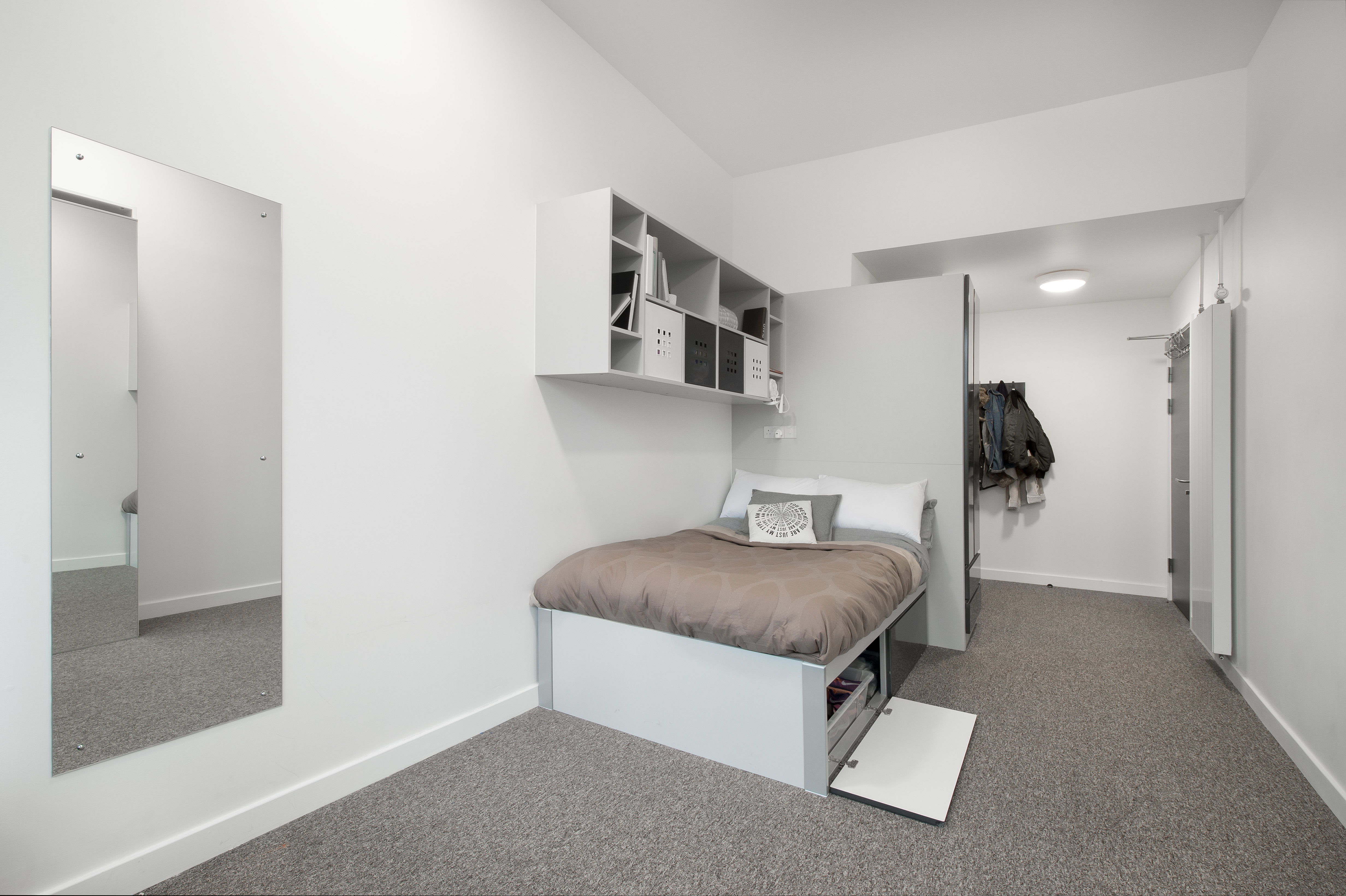 Glasgow student accommodation single bed flat