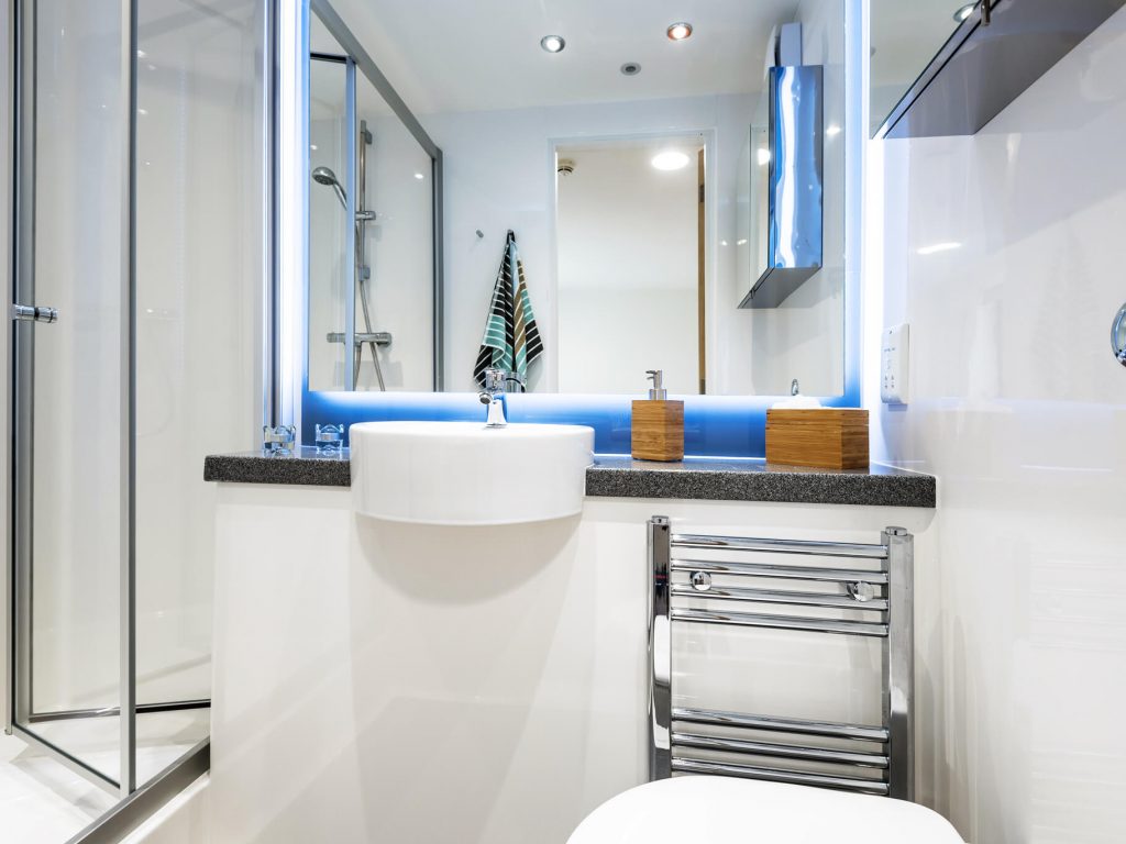 Sheffield student accommodation shared flat bathroom