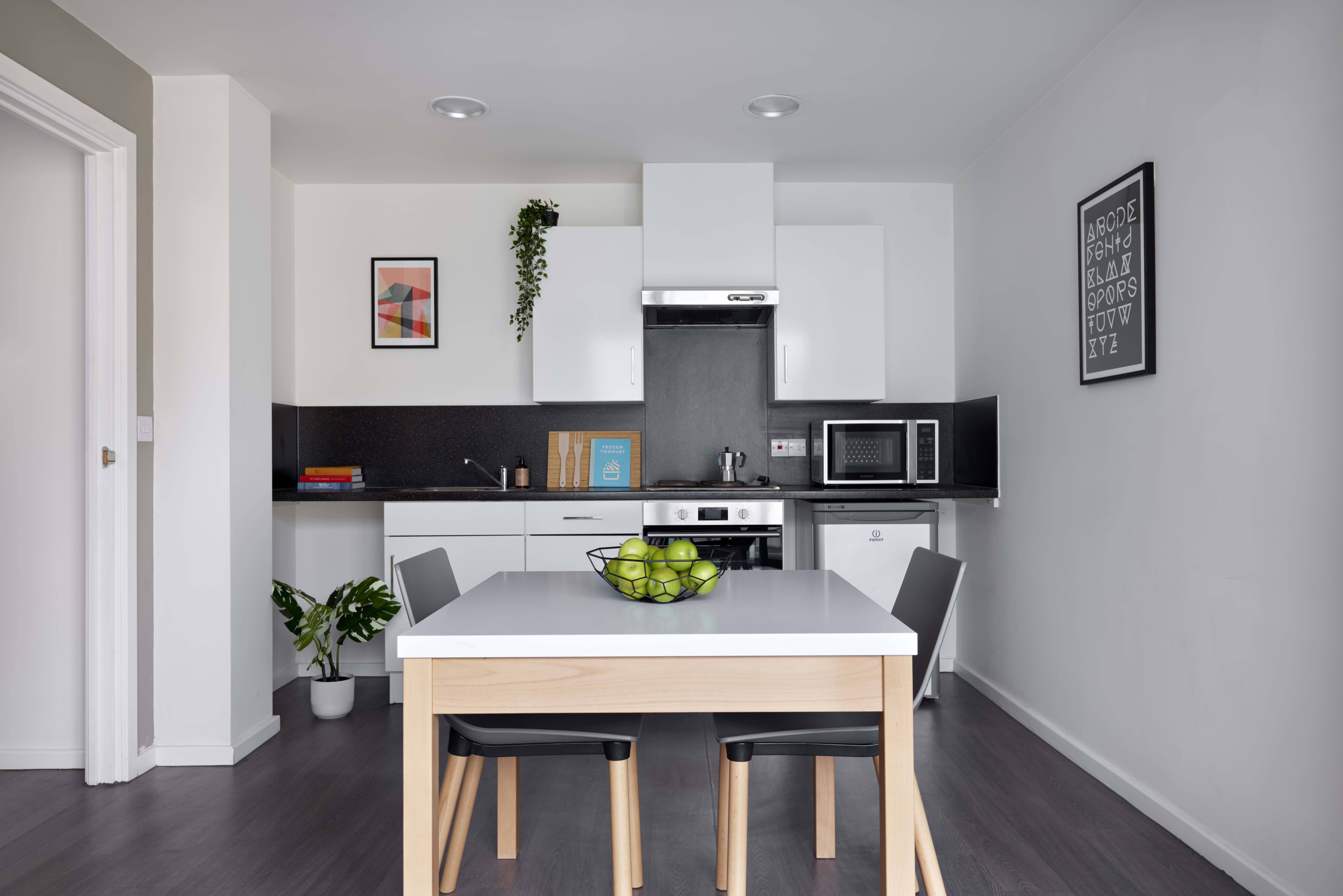 Sheffield student accommodation kitchen area